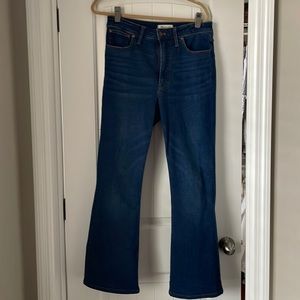 Madewell Curvy Skinny Flare size 30